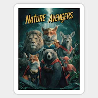 Nature Avengers Sticker